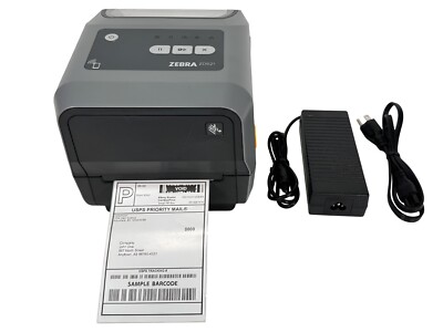 TESTED Zebra ZD621 Thermal Transfer Label Printer 300 dpi USB