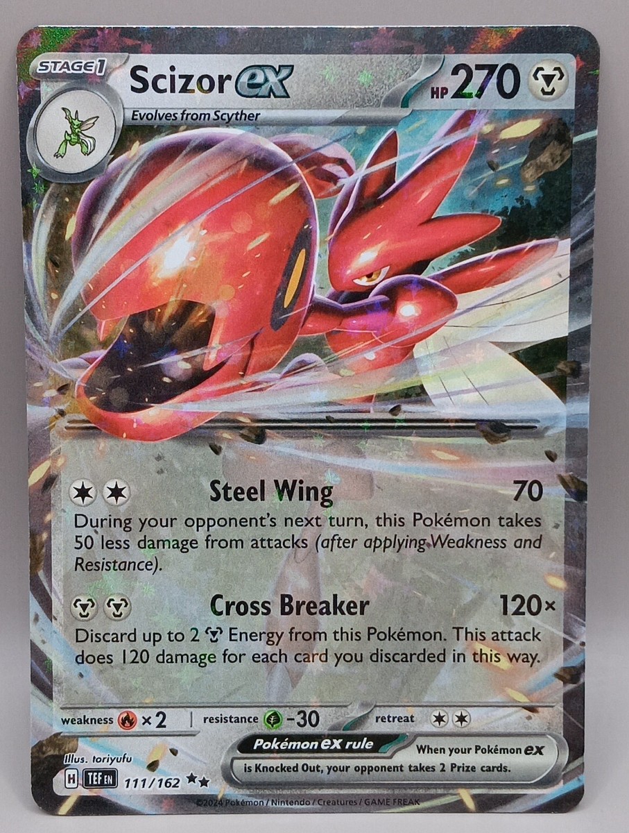 ポケモンカード ex Pokemon TCG - Scizor ex - 111/162 Temporal Forces - Double Rare