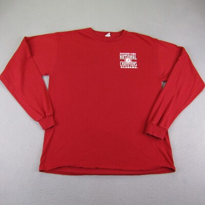 Alabama Crimson Tide Shirt Mens Large National Champions