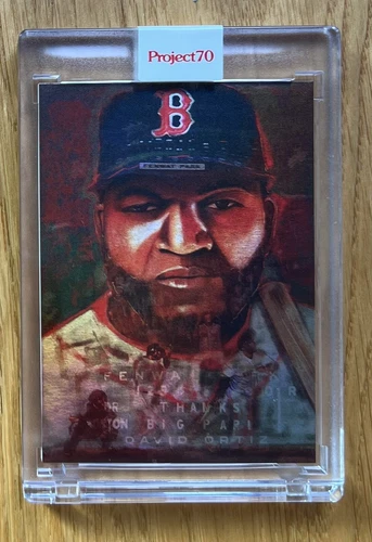 David Ortiz Topps Project70 #934 Andrew Thiele Rainbow Foil 54/70