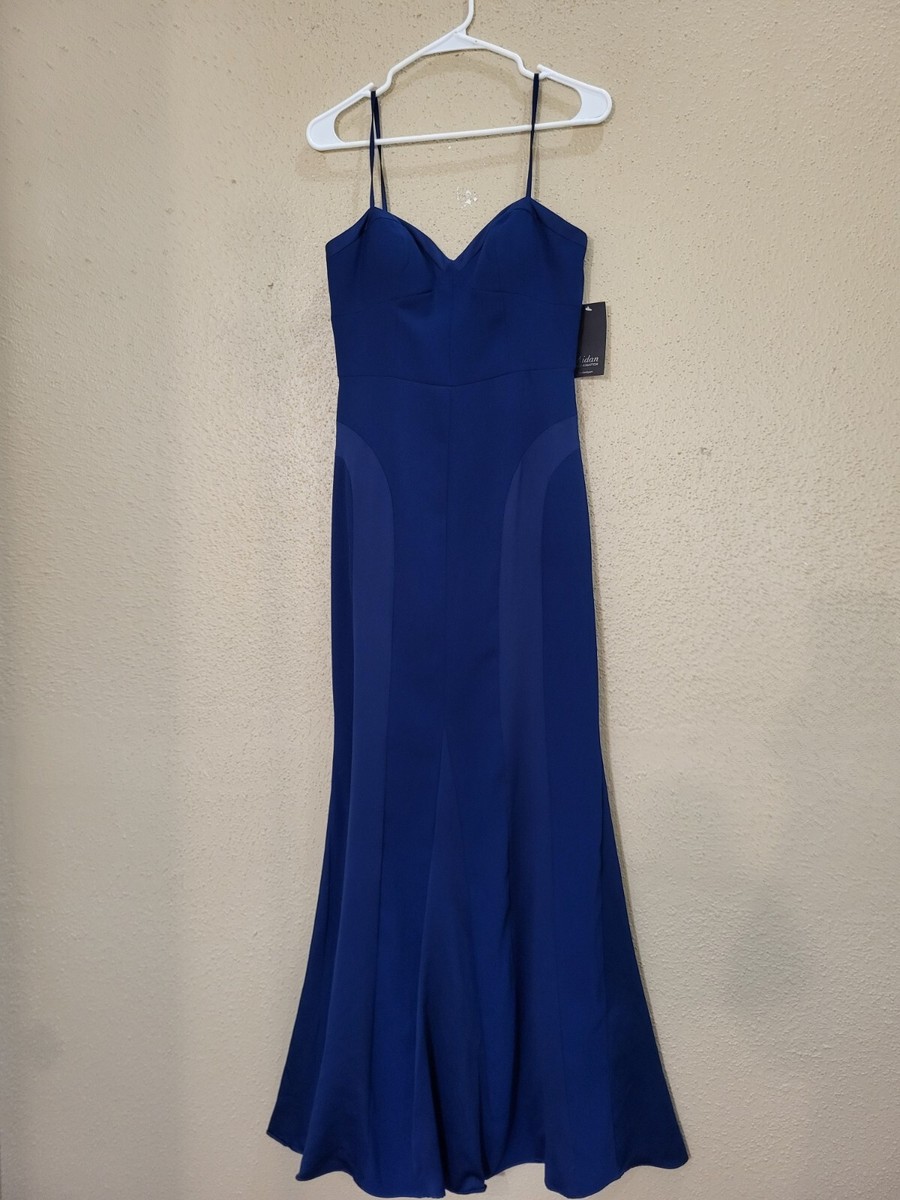 Aidan Blue Long Dress,Size 4,New With Tag.