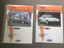 Ford Sapphire Fresco & Sapphire Quartz brochures Sept 1991  FA 1043, 1041