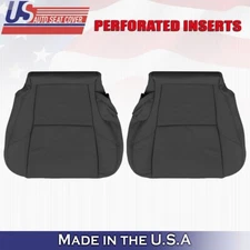 2007-2014 Fits Cadillac Escalade 2nd Row Bottom Set Leather Seat Cover Black