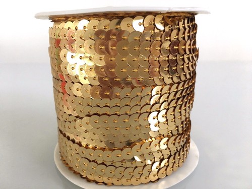 5M Laser Flat Sequin String 6mm Trim Lace Braid Ribbon Mask Craft Dance Costume - Picture 99 of 134