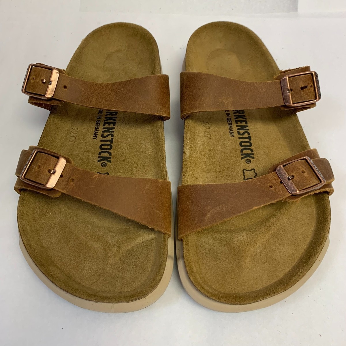 Birkenstock New w/o Box Sierra Ginger Brown Waxy Leather Regular