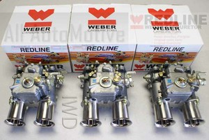 3-Genuine-WEBER-45-DCOE-152-Triple-Side-Draft-Carb-Carburetor-45DCOE-NEW