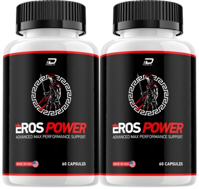 (2 Pack) Eros Power for Men Capsules   ErosPower Pills Overall Health and Energy