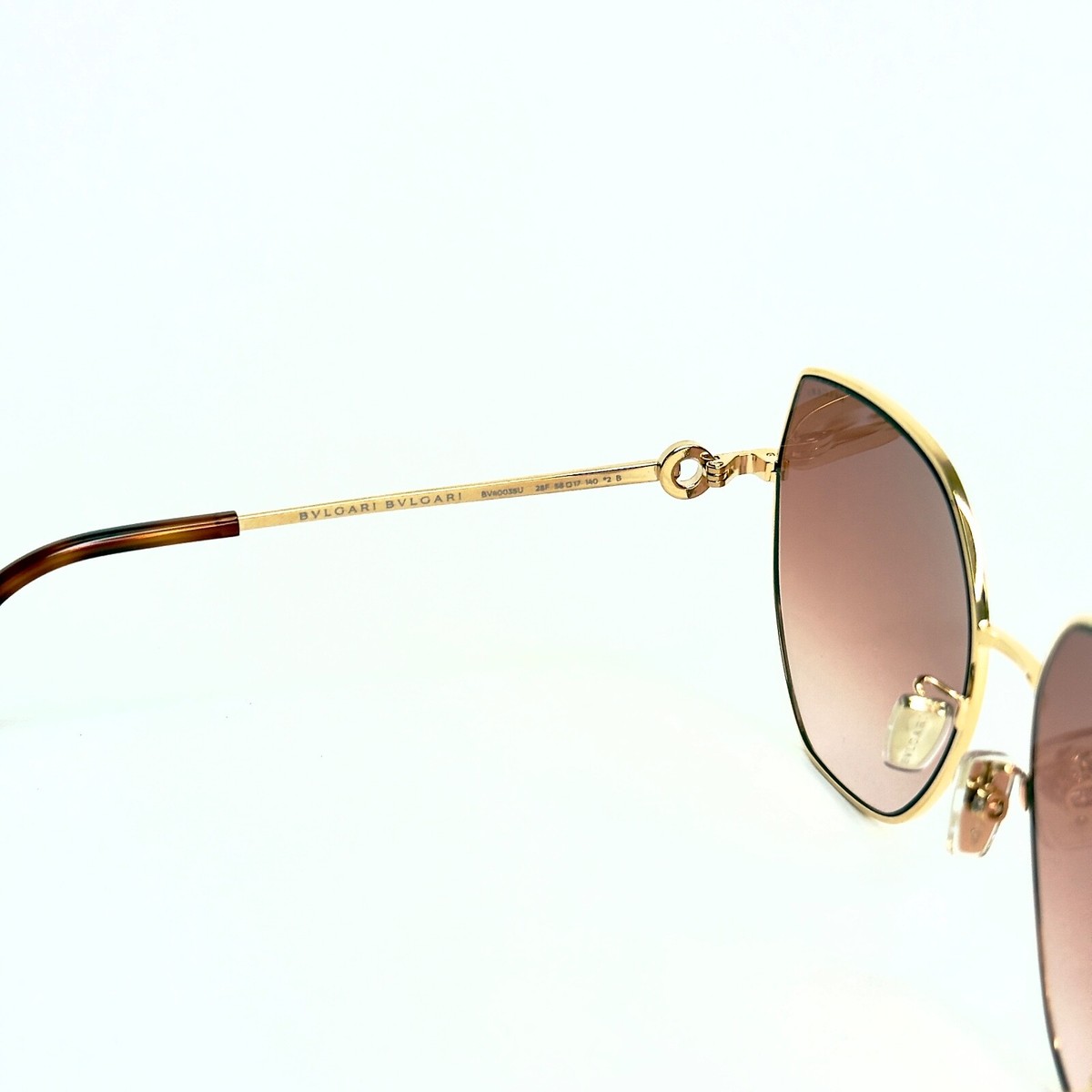 BVLGARI BV40035U COIN Rose Gold Brown Metal Elegant Logo 