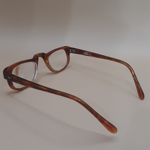 Vintage Coil UK Eyeglass Frames Full Rim Tortoise Brown 49-26-143 Clean!! - Picture 6 of 13