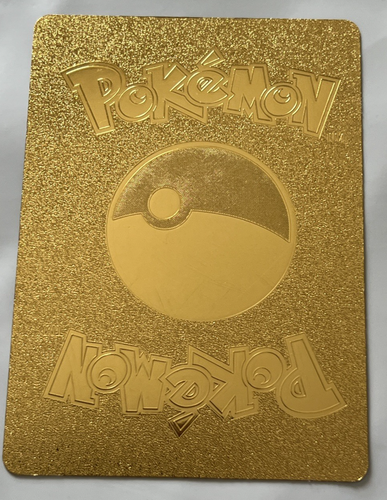 Pokémon Nintendo Gold Pikachu Riding Leaf Custom Card 074/073 2021 - Picture 4 of 4