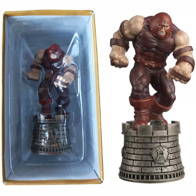 Figurine Marvel Jeu D'Échecs - JUGGERNAUT (Cavalier Noir) - Eaglemoss 2016 - 13 Cm Résine