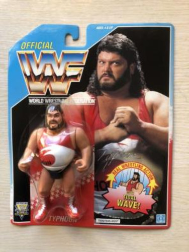 TYPHOON Hasbro Figure WWF WWE Wrestling 1992 Blue ...