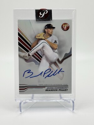 2024 Topps Pristine Brandon Pfaadt Refractor Encased Auto #PA-BP