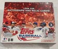2013 Topps Update Sealed Retail Box MLB 24 Packs