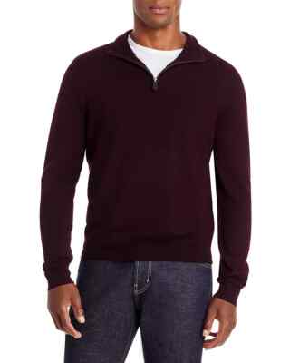 The Men's Store L9012 Quarter Zip Merino Wool Sweater Size L | eBay