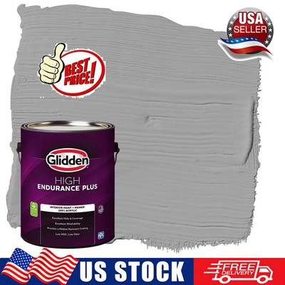 HEP Grab-N-Go Interior Paint + Primer Granite Grey / Gray, Semi-Gloss, 1 Gallon