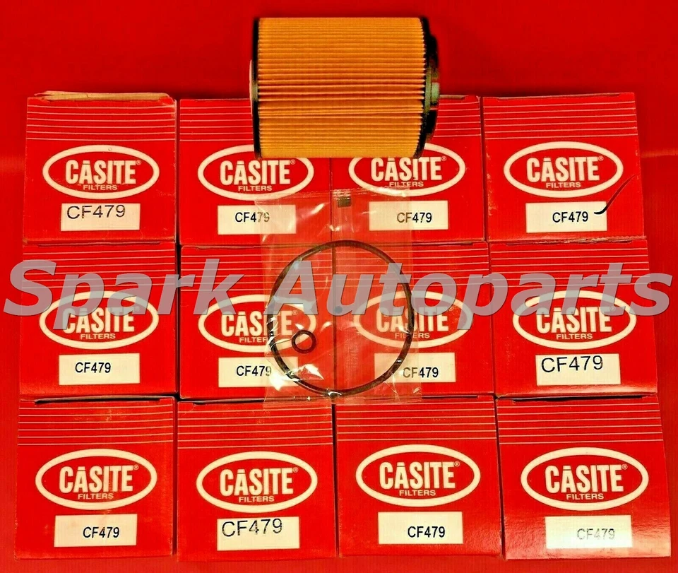 Estuche de 12 filtros de aceite de motor CASITE CF479 para PORSCHE, VOLKSWAGEN, AUDI, CH8158 Foto 2 de 4
