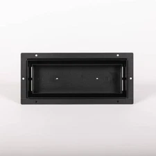 Flush Floor Vent [Luxe] 4 x 10 - Black