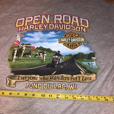Open Road Harley Davidson Everyone Who Wanders Isn t Lost Fond Du Lac Wisconsin