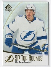 2021-22 SP Authentic Top Rookies #TR-36 Alex Barre-Boulet Tampa Bay Lightning