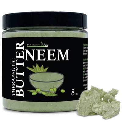 GreenIVe Neem Butter 100% Pure All Natural Body 8 Ounce (Pack of 1)