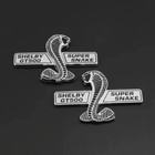 2005 - 2024 MUSTANG SHELBY GT500 SUPER SNAKE GRILLE GRILL EMBLEM CHROME 2PC