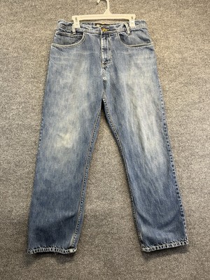 Sean John Jeans Men 34x32 Relaxed Straight Distressed Denim Pants