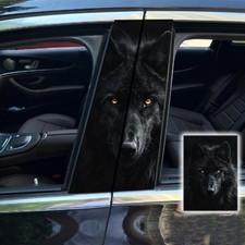 2pcs1set Car B Pillar Sticker Decal Upgraded Vinyl Car Decals Body Side Sticker