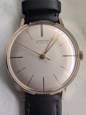 Junghans Handaufzug vintage Armbanduhr. Max Bill Style. Kal. 93S1