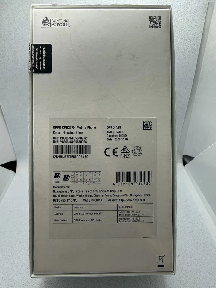 OPENED NEVER USED Oppo A38 UNLOCKED Dual Sim NFC 50MP 128GB 4GB - image 2 of 4