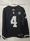 Oakland Raiders Black Thermal Long Sleeve Players Jersey #4 Size Medium