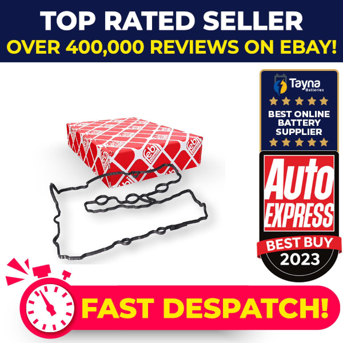 Rocker Cover Gasket 181238 Febi 11128618515 Genuine Top Quality Guaranteed New