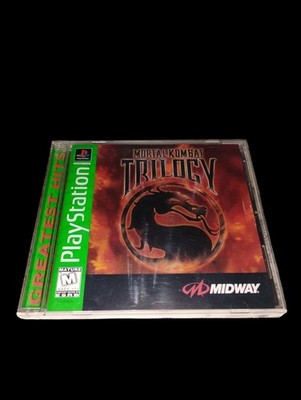Mortal Kombat Trilogy PS1 Greatest Hits 32 Characters Midway Fighting Game 1996