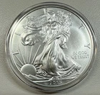 U.S. Mint American Eagle 2015 1 oz Silver Coin .999 Fine In Capsule.