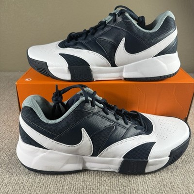Nike Court Lite 4 Tennis Shoes White Navy Mens Size 12 Pickleball