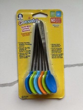 Gerber Graduates Soft Bite Spoons SET OF 6 Soft Silicone Tip Baby Utensils NIP