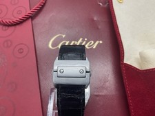 Cartier Santos 100 Automatic Steel. Model #2556, Larger 38mm Watch 10