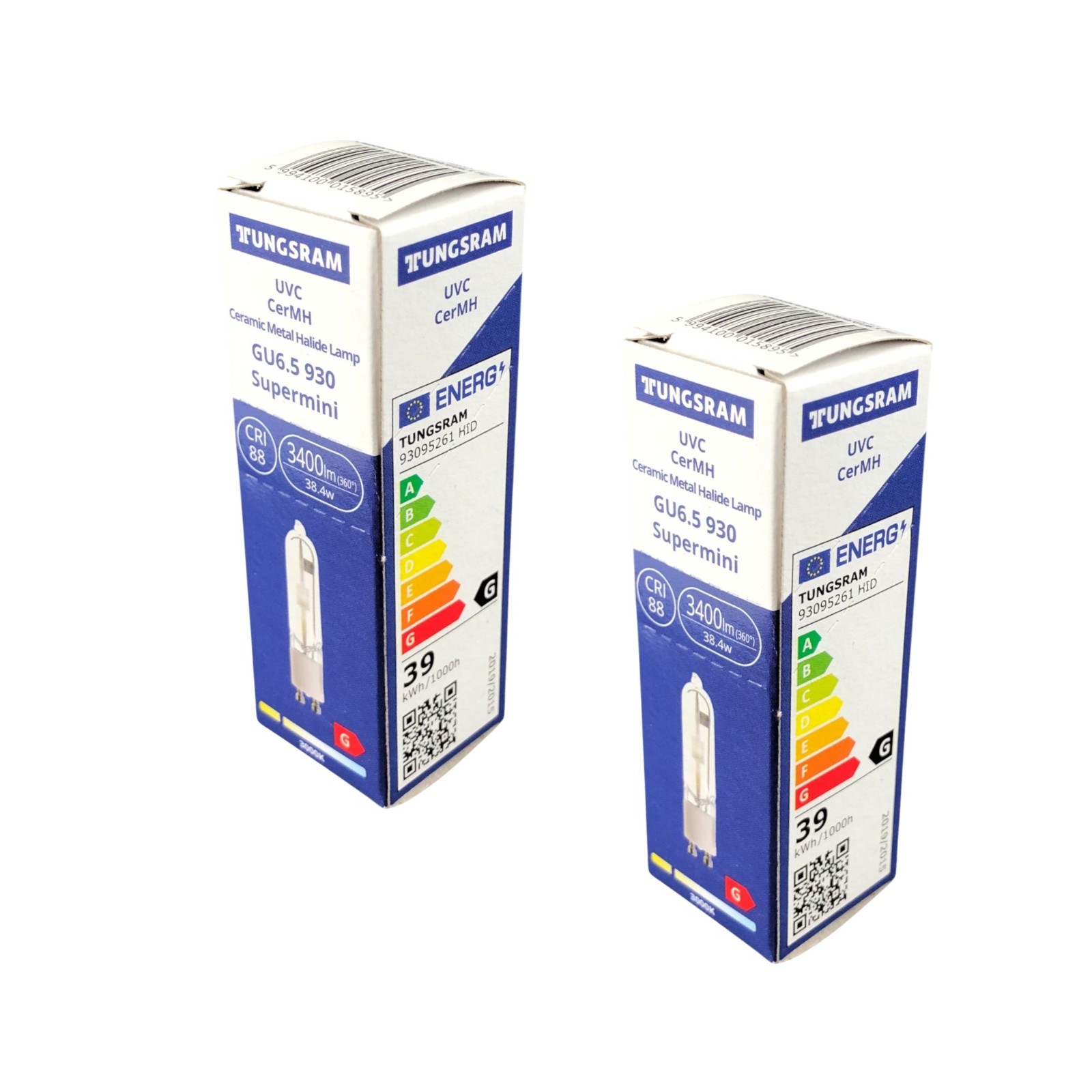 2x Pack Tungsram 35W GU6.5 CMH35/T/UVC/U/930/GU6.5 Metal Halide HCI-TF CDM-TM