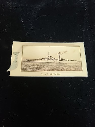 USS Arizona Battleship Panama Photo Ca. 1926 Pennsylvania-Class Greeting Card