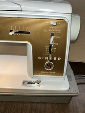 Singer Model 603E Sewing Machine - Touch & Sew - NO Pedal - Seems to run SMOOTH
