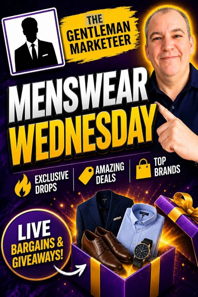 Mens Wear Wednesday eBay Live # Branded Men’s Clothing