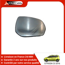 Glace de rétroviseur Citroen C3