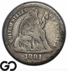 1891-O Seated Liberty Dime