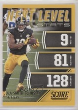 2021 Score Next Level Stats Gold JuJu Smith-Schuster #NL14 d0l