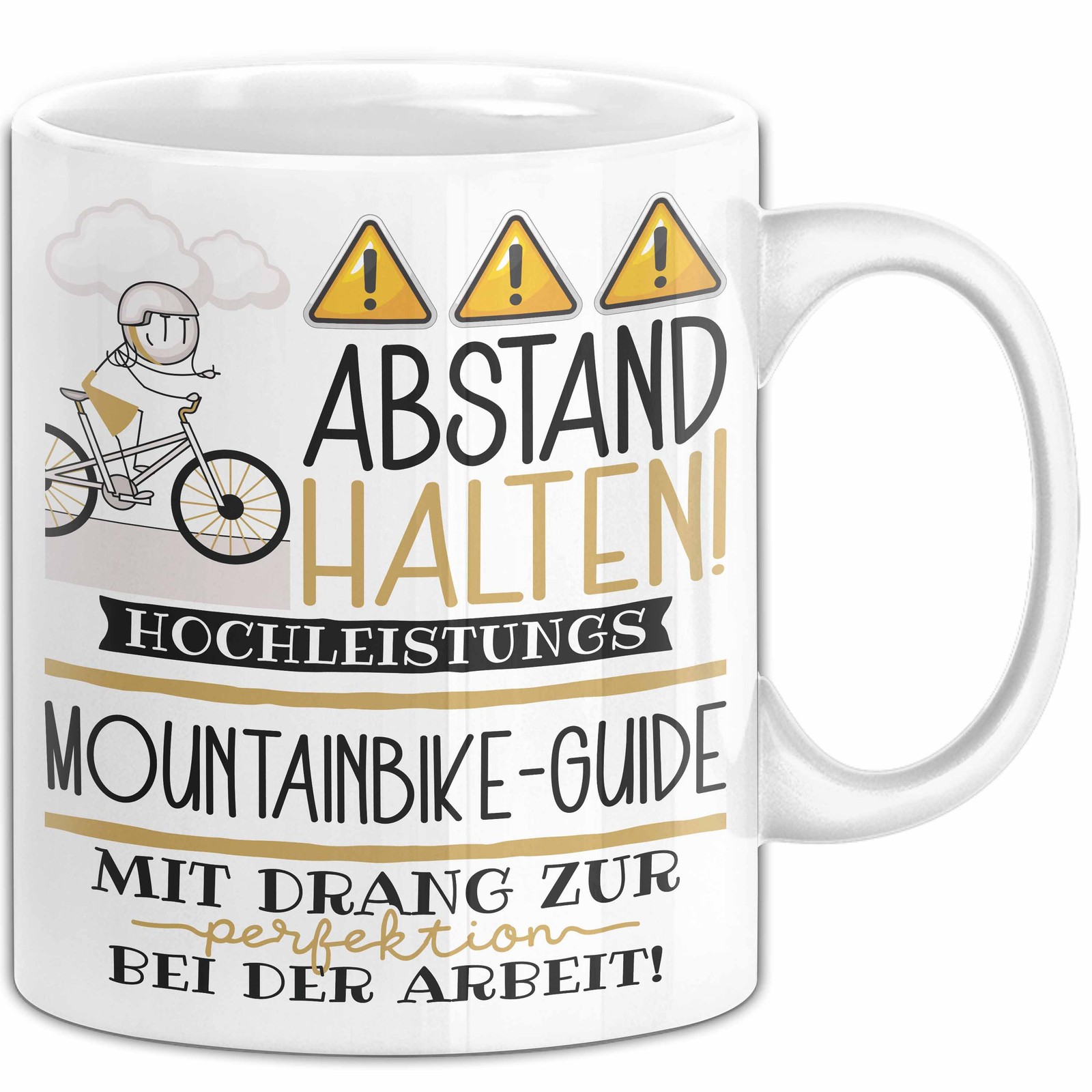 Tazza guida mountain bike regalo divertente mantenere la distanza mountain bi ad alte prestazioni