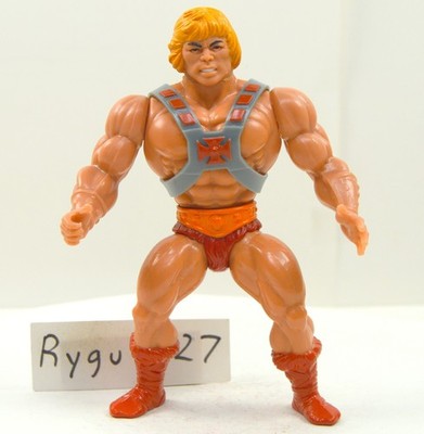 MOTU, He-Man, Masters of the Universe, vintage, original, figure with harness