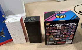 Neo Geo Mini International W/ (2) Controllers, boxes + bonus Aiwo 1000 7" system