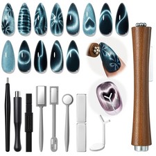modelones Cat Eye Magnet Set for Nails, Heart Cateye Powerful 3 IN One Magnetic