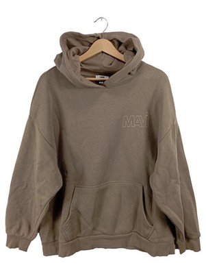 Mavi Kapuzenpullover Hoodie Beige Herren Gr. 50, L