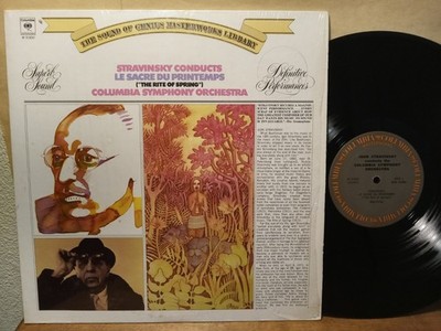 Stravinsky Conducts Le Sacre Du Printemps The Rite of Spring, LP NM Columbia